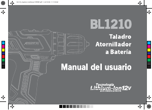 Manual de uso Argentec BL1210 Atornillador taladrador