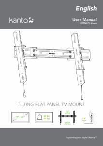Handleiding Kanto KT1960 Muurbeugel