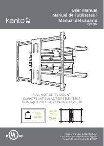 Manual Kanto PDX700 Wall Mount