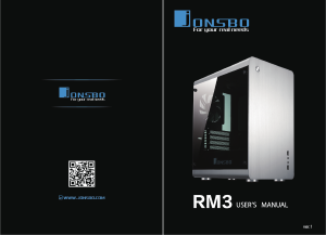 Manual Jonsbo RM3 PC Case