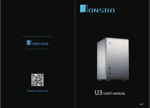 Manual de uso Jonsbo U3 Caja PC