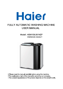Handleiding Haier HWM100-M261T Wasmachine