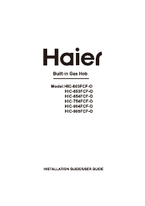 Manual Haier HIC-603FCF-O Hob