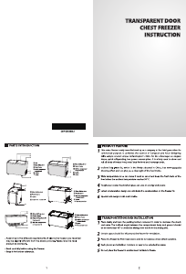 Manual Haier HCF-410FGHC Freezer