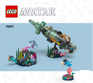 Manual Lego set 75577 Avatar Mako submarine​