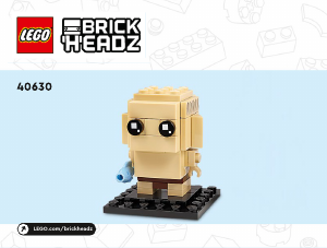 Manual Lego set 40630 Brickheadz Frodo & Gollum