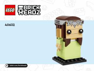 Manual Lego set 40632 Brickheadz Aragorn & Arwen