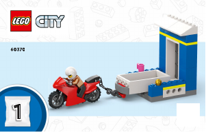Manuale Lego set 60370 City Inseguimento alla Stazione di Polizia