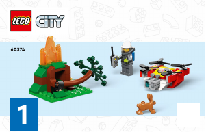 Instrukcja Lego set 60374 City Terenowy pojazd straży pożarnej
