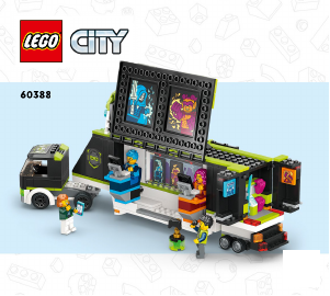 Bruksanvisning Lego set 60388 City Lastbil för gamingturnering