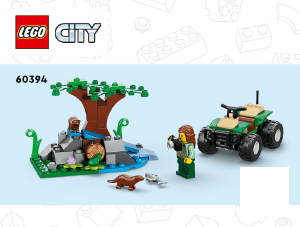 Manuál Lego set 60394 City Čtyřkolka a vydří řeka