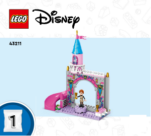 説明書 レゴ set 43211 ディズニープリンセス オーロラ姫のお城