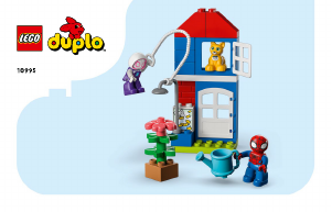 Használati útmutató Lego set 10995 Duplo Pókember háza