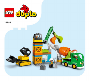 Használati útmutató Lego set 10990 Duplo Építési terület