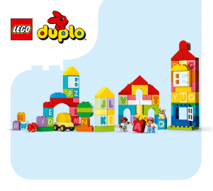 Handleiding Lego set 10935 Duplo Alfabetstad