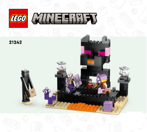 Használati útmutató Lego set 21242 Minecraft A Vég aréna