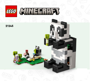 Mode d’emploi Lego set 21245 Minecraft Le refuge panda