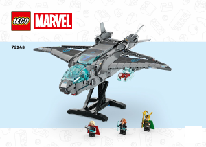 Handleiding Lego set 76248 Super Heroes De Avengers Quinjet