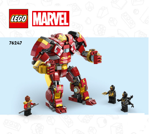 Manual Lego set 76247 Super Heroes The hulkbuster - The battle of Wakanda