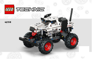 Manuál Lego set 42150 Technic Monster Jam Monster Mutt Dalmatin