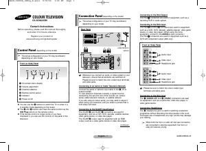 Handleiding Samsung CS-53007 Televisie