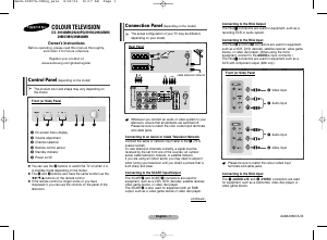 Manual Samsung CS-29240PQ Television