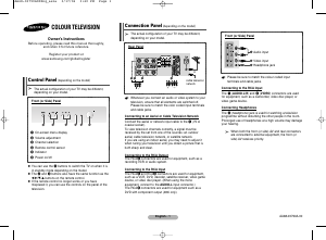 Manual Samsung CS-53500TS Television