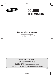 Manual Samsung CS21D8ML Television