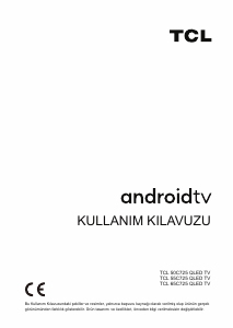 Kullanım kılavuzu TCL 50C725 LED televizyon