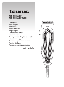 Руководство Taurus Mithos Avant Plus Машинка для стрижки волос