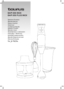 Εγχειρίδιο Taurus Bapi 850 Inox Μπλέντερ χειρός