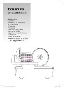 Instrukcja Taurus Cutmaster (Ver. V) Krajalnica