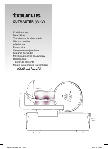 Mode d’emploi Taurus Cutmaster (Ver. V) Trancheuse