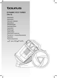 Manuale Taurus Dynamic Eco Turbo (Ver II) Aspirapolvere