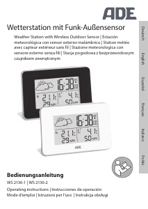 Manuale ADE WS 2136-2 Stazione meteorologica