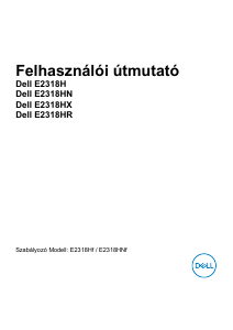 Használati útmutató Dell E2318H LCD-monitor