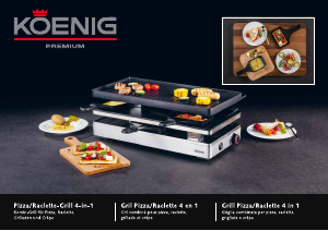 Mode d’emploi Koenig B02250 Gril raclette