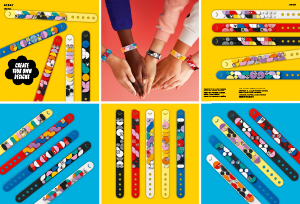 Manual Lego set 41947 DOTS Mickey & friends bracelets mega pack