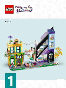 Käyttöohje Lego set 41732 Friends Kukkakauppa ja designkauppa