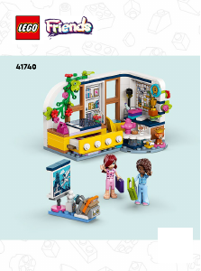 Käyttöohje Lego set 41740 Friends Aliyan huone