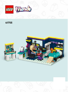 Käyttöohje Lego set 41755 Friends Novan huone