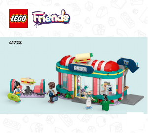 Käyttöohje Lego set 41728 Friends Heartlaken keskustan ruokapaikka