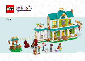 Käyttöohje Lego set 41730 Friends Autumnin kotitalo