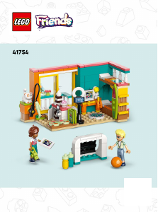 Használati útmutató Lego set 41754 Friends Leo szobája
