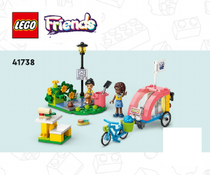 Használati útmutató Lego set 41738 Friends Kutyamentő bicikli
