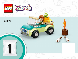 Brugsanvisning Lego set 41726 Friends Ferietur med campingvogn