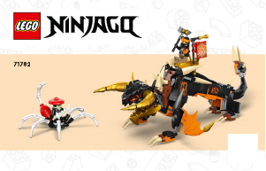 Használati útmutató Lego set 71782 Ninjago Cole EVO földsárkánya