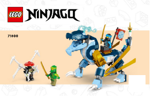 Käyttöohje Lego set 71800 Ninjago Nyan vesilohikäärme EVO