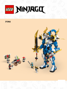Használati útmutató Lego set 71785 Ninjago Jay mechanikus titánja