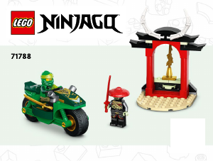 Rokasgrāmata Lego set 71788 Ninjago Lloyd nindzju motocikls